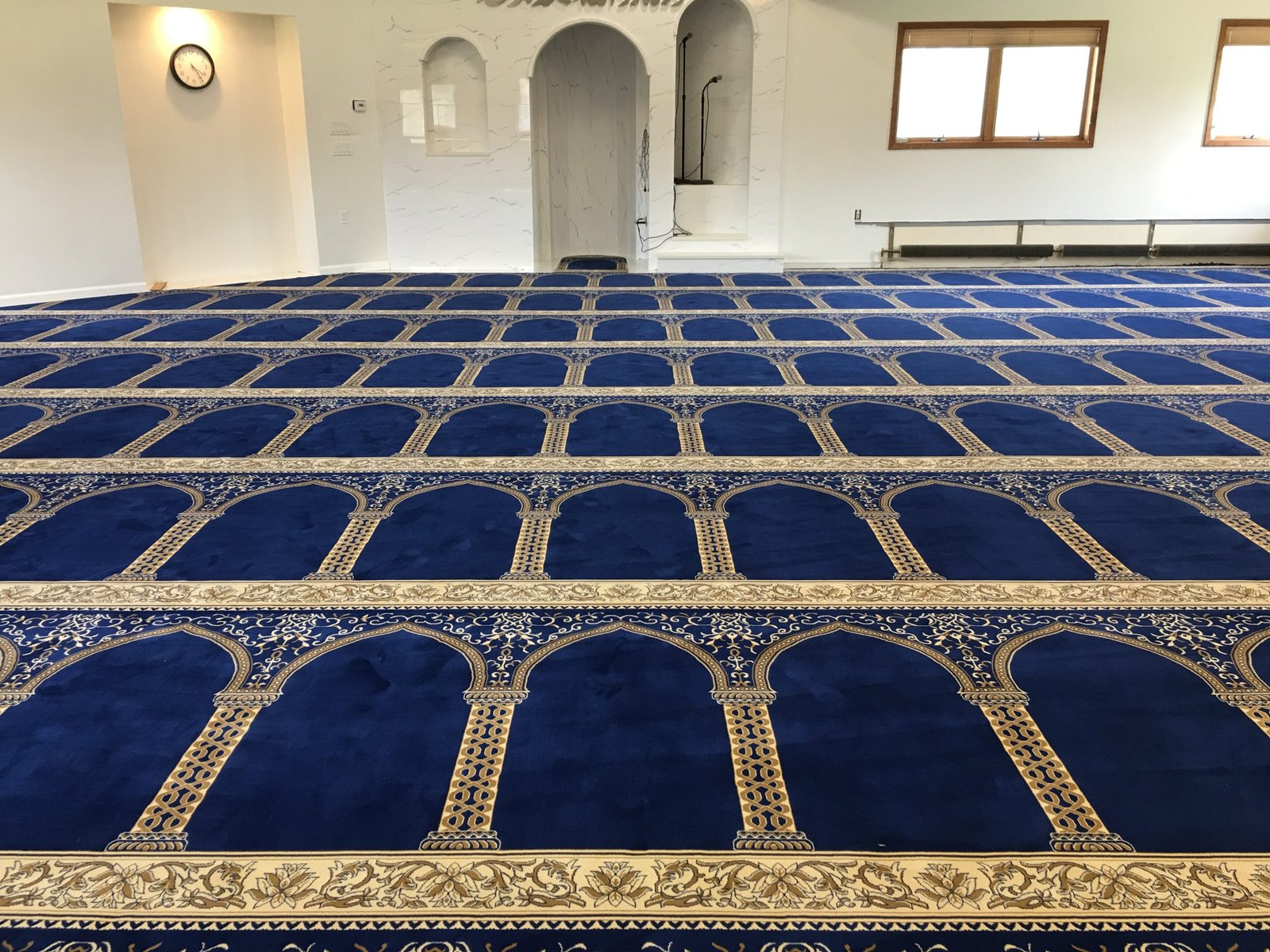 Masjid Carpet Installation
